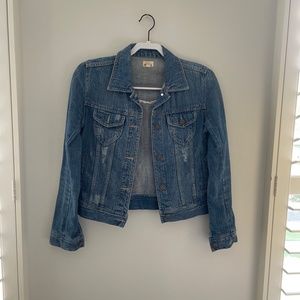 Distressed Jean Jacket